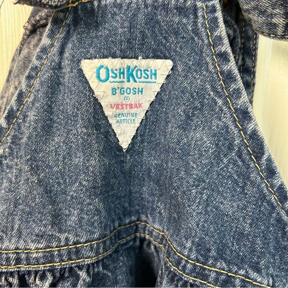 OshKosh B’Gosh Girls Vintage Denim Overall Dress - Picture 5 of 7